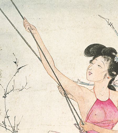 瓮安县-胡也佛的仕女画和最知名的金瓶梅秘戏图